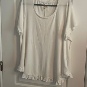 White tunic tee size 2X